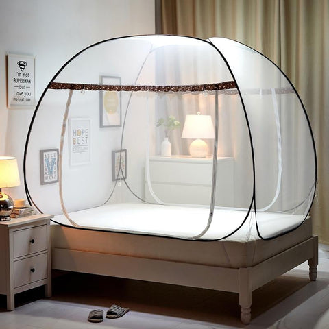 Portable Folding Mosquito Net Mesh Adult Bed Canopy Kids Moustiquaire Blue Foldable Tent Bed