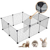 Foldable Metal Exercise Fence Cage Dog Kennel