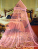 4 Corner Canopy Bed Curtains  Post Bed Canopy Mosquito Nets Full Queen King Size Netting Bedding white/blue/pink