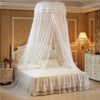 Royal Dome Mosquito Net Princess Hanging Round Lace Canopy Bedding Netting  Twin Full King Queen Bed