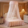 Royal Dome Mosquito Net Princess Hanging Round Lace Canopy Bedding Netting  Twin Full King Queen Bed