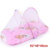 Portable  Crib With Netting Newborn Cotton Baby Sleep Travel Bed