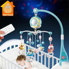 Baby Crib Mobiles Toys Holder Rotating Crib Mobile Bed Musical Box Projection 0-12 Months Newborn Infant Baby Boy Toys