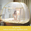 Bi-parting Mosquito Nets for Beds Full Netting Bedding For Queen King Size Beds